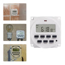 TM618N-2 220V AC 7-Days Digital Programmable Control Power Timer Switch