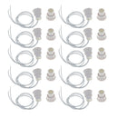 Corded Recessed Magnetic Window/Door Contacts Security Alarm Switch Reed 10-Set