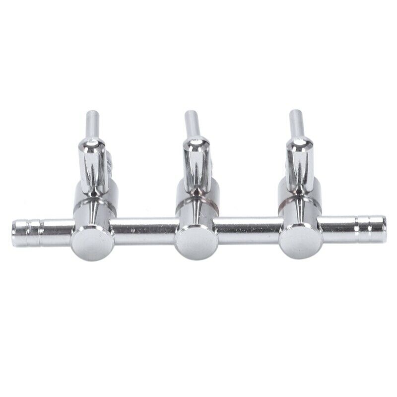 5mm pipe diameter 3way output aquarium airflow control lever pump valve