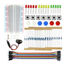 Electronics Component Fun Kit Upgraded Electronic Starter Kit with PCB Soldering