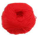 Cotton Knitting Wool Yarn DIY Shawl Scarf Crochet Thread Supplies Red 50g