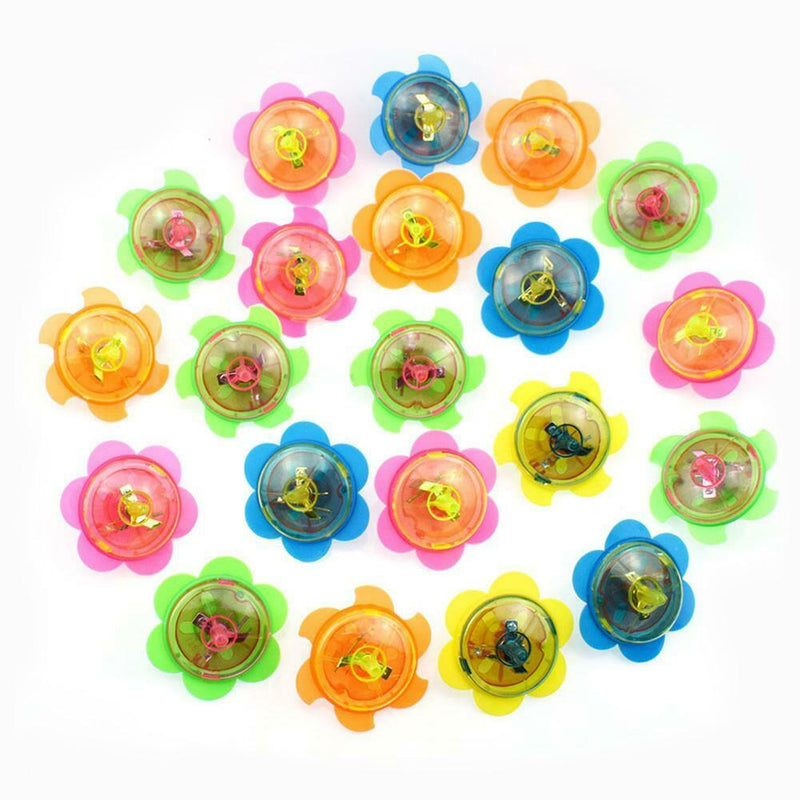 Novelty Luminous Rotating Gyro Electric Spinning Top Toys with Light (1pc)