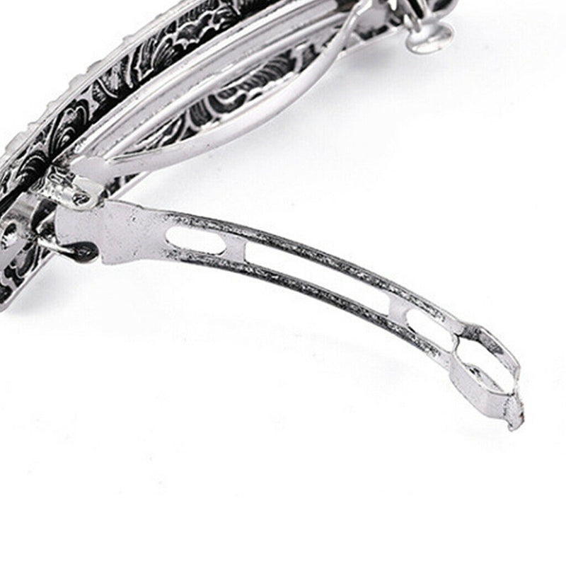 2Pack Viking Celtic Carved Hairpin Hair Clip French Spring Barrettes