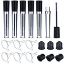 Set 8 Bottles Clear Plastic Mascara  Lip Gloss Empty Tube Vial