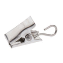 10Pcs Door Curtain Clips With Hook Heavy Duty Hook Clip Curtain Carrier 30mm