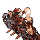 2pcs Large Flowers Hair Clamp Claw Clip Comb Grip Women Hair Accessories