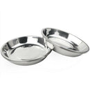 Kichen Camping Stainless Steel Tableware Dinner Plate 1 Food Container Tool A1B8