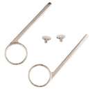 2pcs Durable Trumpet Slide Finger Ring Screws Kit Replacement Parts