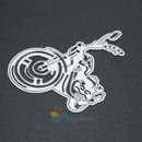 Motobike Metal Cutting Dies Stencil Scrapbook Paper Cards Craft Embossing DIY A