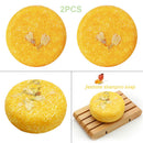 2pcs Organic Jasmine Handmade Shampoo Soap Bar No
