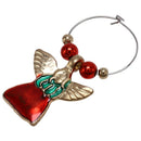 1 Set Christmas Wine Glass Cup Ring Decoration Charms Party New Year Cup Ri