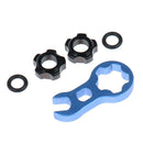 1Set Mountain Bike Gas Air Nozzle Tire Presta Valve Core Nut With Install WrSEAU