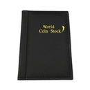 120 Coin Holder Collector Storage Money Pocket PU Leather Album Book Black