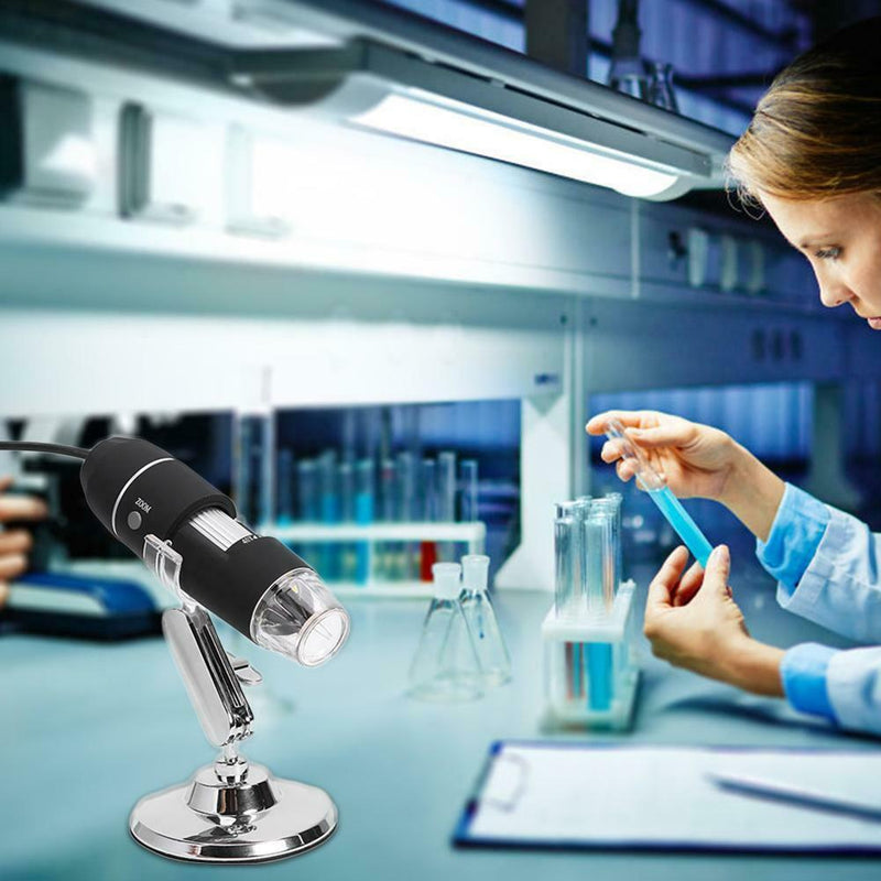 40 to 1000x Magnification Endoscope 8 LED USB 2.0 Digital Microscope Magnifier