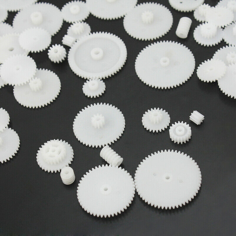Hot Sell 58 Pcs Plastic Gears Cog Module Robot Parts DIY Necessary