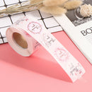 500PCS/Lot Thank You Stickers Paper Stationery Supply 1.5 Inch Round Kraft SEAU