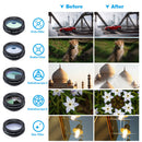 Professional 10-in-1 Cell Phone Camera Lens Zoom Telephoto Kit + Fisheye + Macro