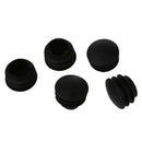 Plastic Screw Type Caps Furniture Covers 25mm Diameter 5 Pcs Black U9F4