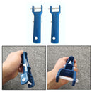 Swimming Pool Spa Vacuum Head Handle Replacement w/ V-Clip & Pin BLUE
