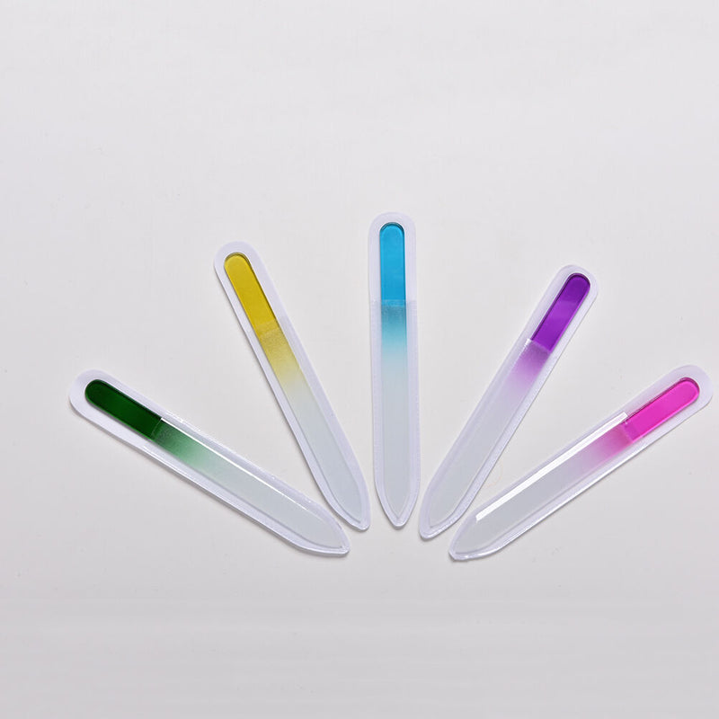 Hot Durable Crystal Glass Nail Art Buffer Files Pro File Manicure Device Tooj Nw