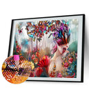 Full Round Drill Diamond Painting 5D DIY Butterfly Beauty Rhinestone Poster