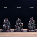 Mountain River Handicraft Incense Holder Backflow Ceramic Burner Censer Art