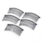 5pcs Fork Comb Fine Tooth Wedding Decoration Bride Hair Accessory (Black) A