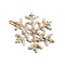 Large Snowflake Barrette Clip Hairpin Wedding Charm Enamel Hair Accessories