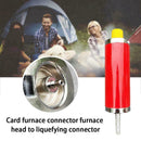 Gas Torch Adapter Camping Cookware Flame Gun Accessories Gas Gasoline Tank B7M1