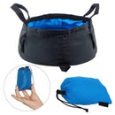 8.5L Portable Foldable Washbasin Bucket Wash Basin Travel Camping Water Pot QLF