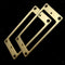 2 Pcs Metal Flat  Pickup Mounting Ring Set For Electric Guitar Spare Part - 2mm