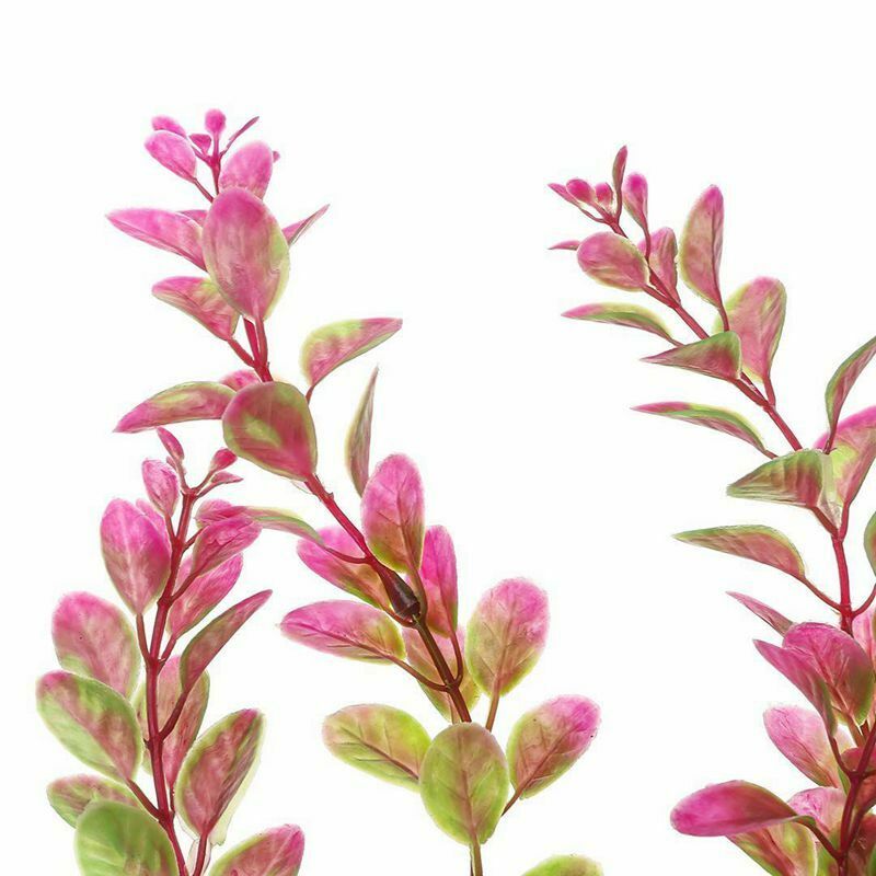 46cm Green Underwater Water Plastic Plant for Aquarium Fish Tank Ornament D B8L6