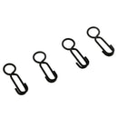 25pcs Carp Fishing Quick Link Clips Round Head Snap Safty Connector Pin Matt