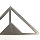 Woodworking Measuring Tool 14" Triangle Ruler Aluminum Metric Square Speed B7N3