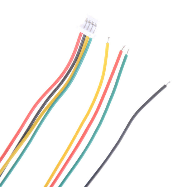 5Pcs Mini Micro JST 1.0 SH 1.0mm 4-Pin Connector Plug With Wires Cables JR