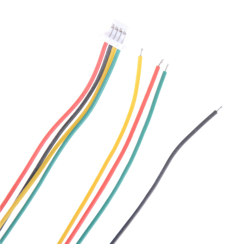 5Pcs Mini Micro JST 1.0 SH 1.0mm 4-Pin Connector Plug With Wires Cables JR