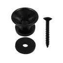 Black Strap Lock Button Knobs Metal End Pin Pack of 2 pairs K5Z2