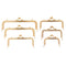 6PCS Metal Frame Kiss Clasp Lock for Coin Purse Handbag Accessories Craft