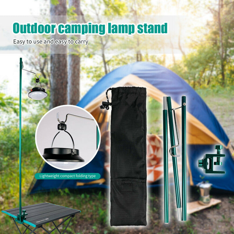 Outdoor Lantern Stand Tripod Camping Bracket Holder Portable Garden Light Rack