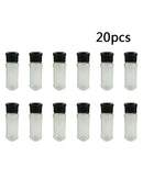 20x Salt Spice Jars Herbs Condiments Seasoning Pots Storage Containers 100ml