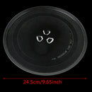 245mm Microwave Oven Glass Disc Tray Turntable Y type bottom Flat Pallet Pla.kz
