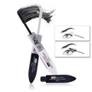 2 In 1 waterproof silk fiber volume double effect lengthening curling mascara .