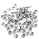 100x Mini Aluminum Tea Light Tins Empty Case Containers for Candle Making