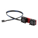 NVMe M.2 SSD Cooler Heatsinks with 25mm Fans for PC Laptop Desktop Computer - 3