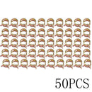 50 pcs 5/16" 8mm Spring clip Fuel Oil Line Silicone Vacuum Hose Clamp Useful