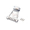 for 6 String Trapeze Tailpiece Adjustable Guitar Tailpiece Bridge with Scre