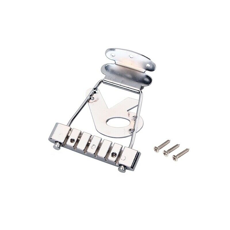 for 6 String Trapeze Tailpiece Adjustable Guitar Tailpiece Bridge with Scre