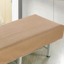 Salon Hotel Home Cosmetic Bed Top Cover Massage Table Sheet 47x75inch Camel