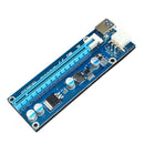 USB 3.0 PCI-E Express 1x  Extender Riser Card Adapter 6PIN Power Cable 30CM