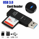 2in1 Super Speed USB 3.0 Memory Card Reader Adapter for Micro SD SDXC TF Card